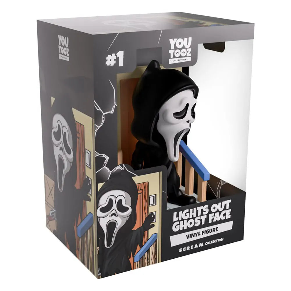 Boxed Lights Out Ghost Face Scream Youtooz vinyl figure in premium collector packaging