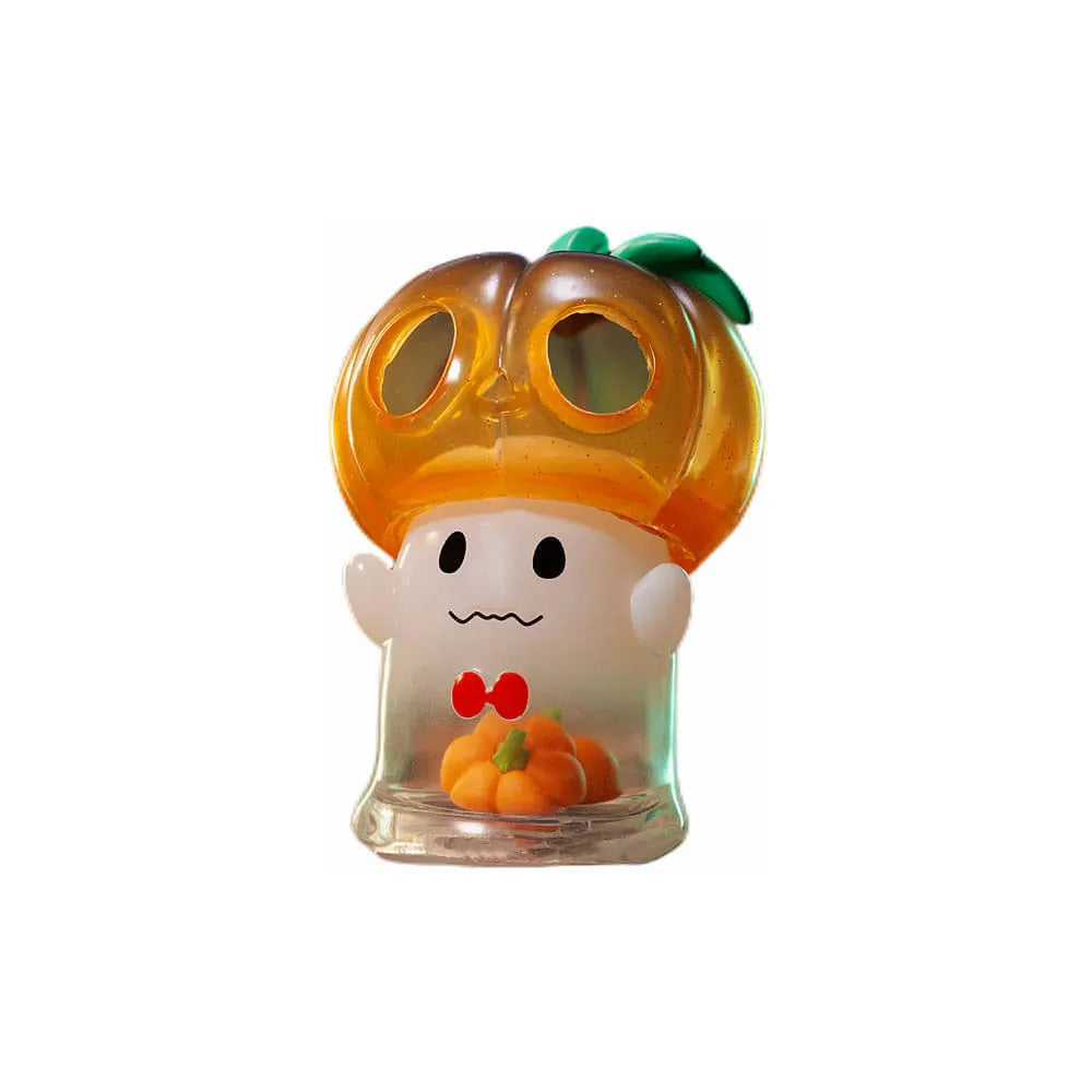 Pumpkin ghost character with transparent helmet from Lilith blind box series by 52TOYS