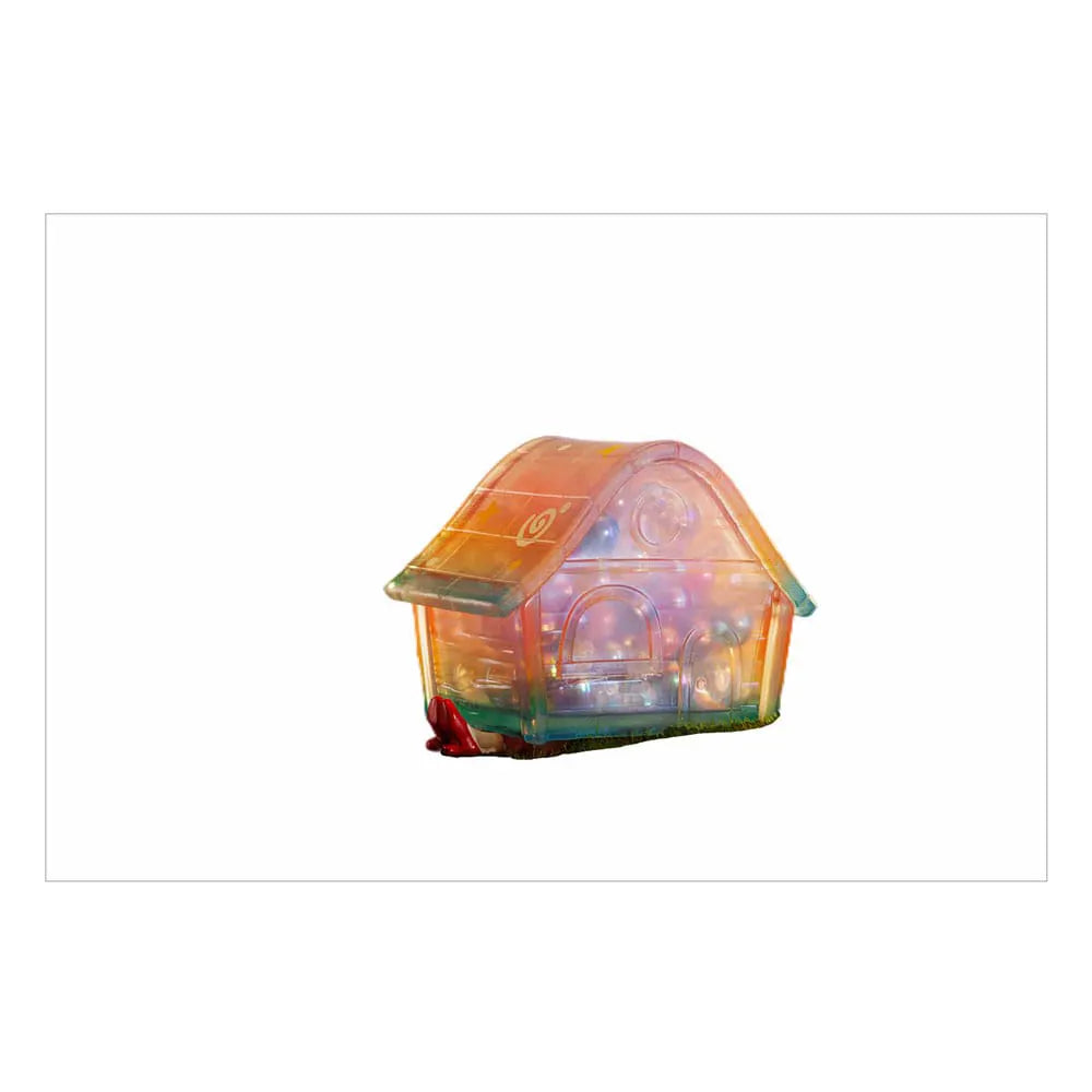 Translucent rainbow-colored vinyl house accessory from Lilith blind box series by 52TOYS