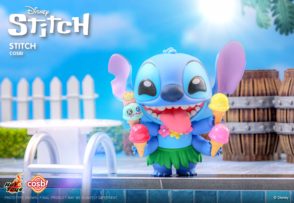 Stitch with ice cream figure from Lilo & Stitch Cosbi Blind Box
