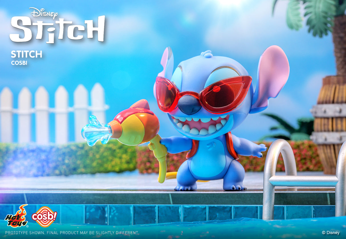 Stitch with water blaster figure from Disney Stitch Cosbi series