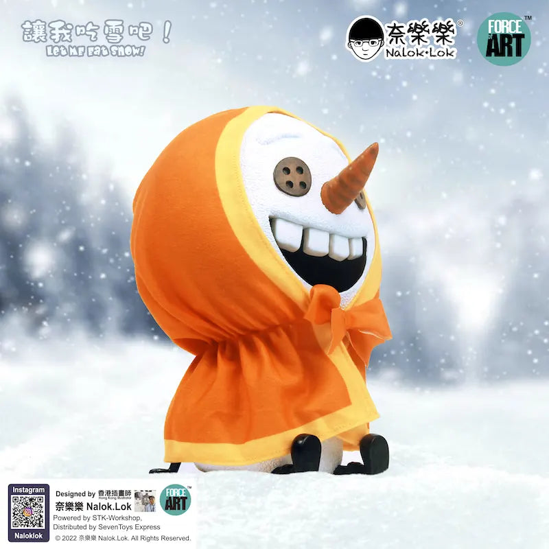 Lok Snow Boy figure in profile view