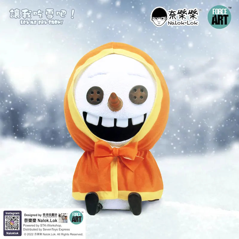 Front view of Lok Snow Boy vinyl by Force of Art × Nalok