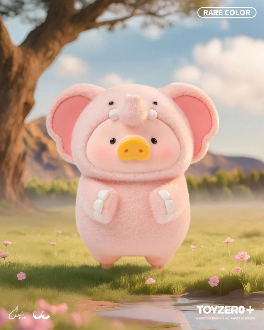 Rare color LuLu the Piggy elephant edition in soft pink.
