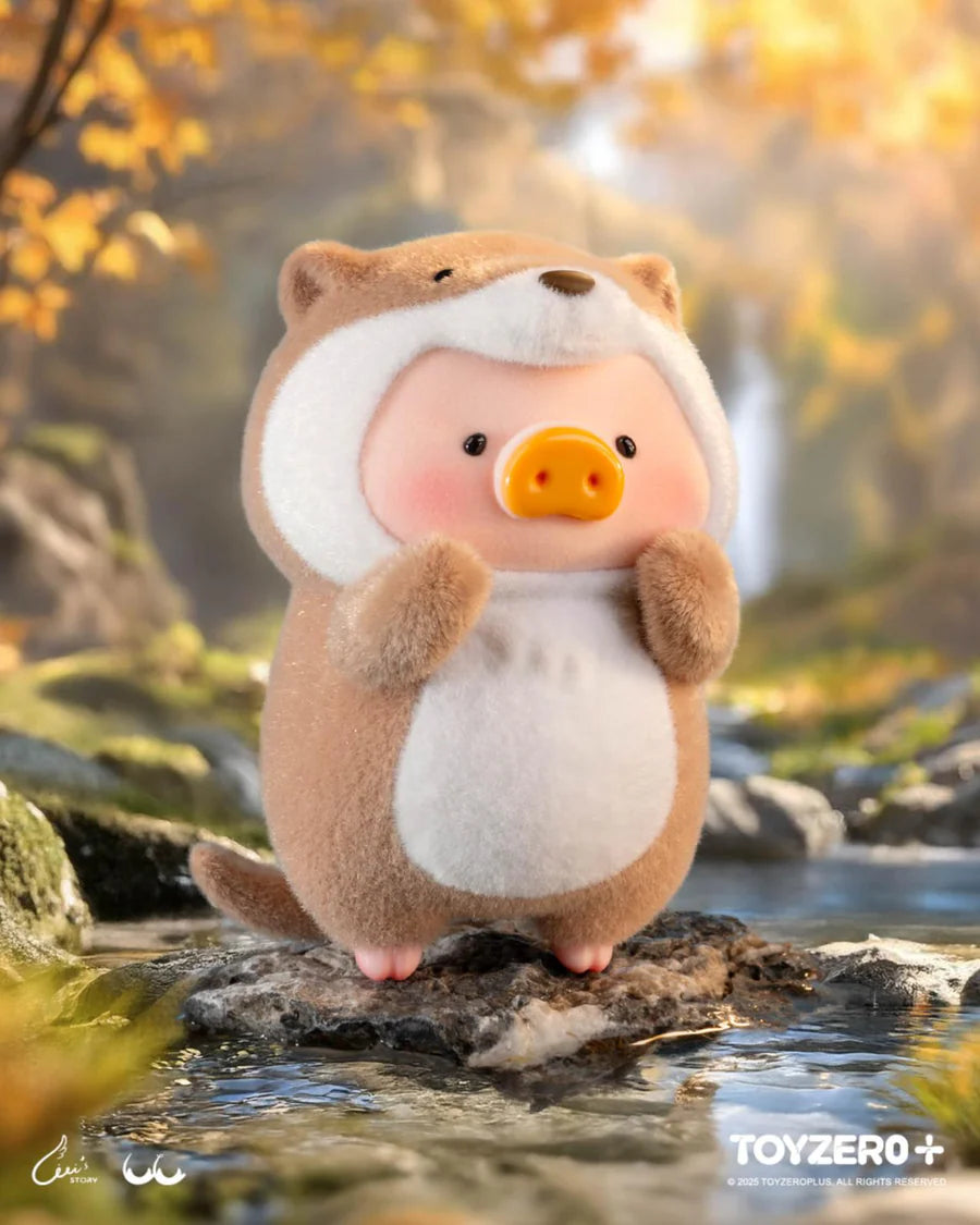 LuLu The Piggy in Beaver costume.
