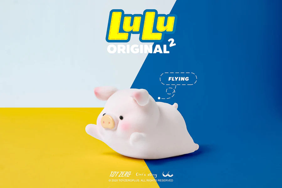 LuLu The Piggy Original 2nd Series figure "Flying" with outstretched arms