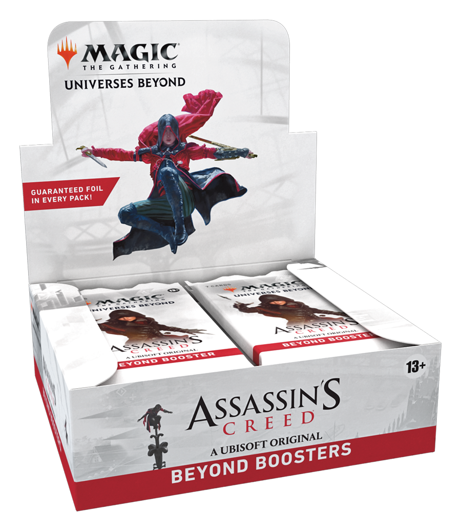 Assassin’s Creed Magic the Gathering booster display box sealed Universes Beyond