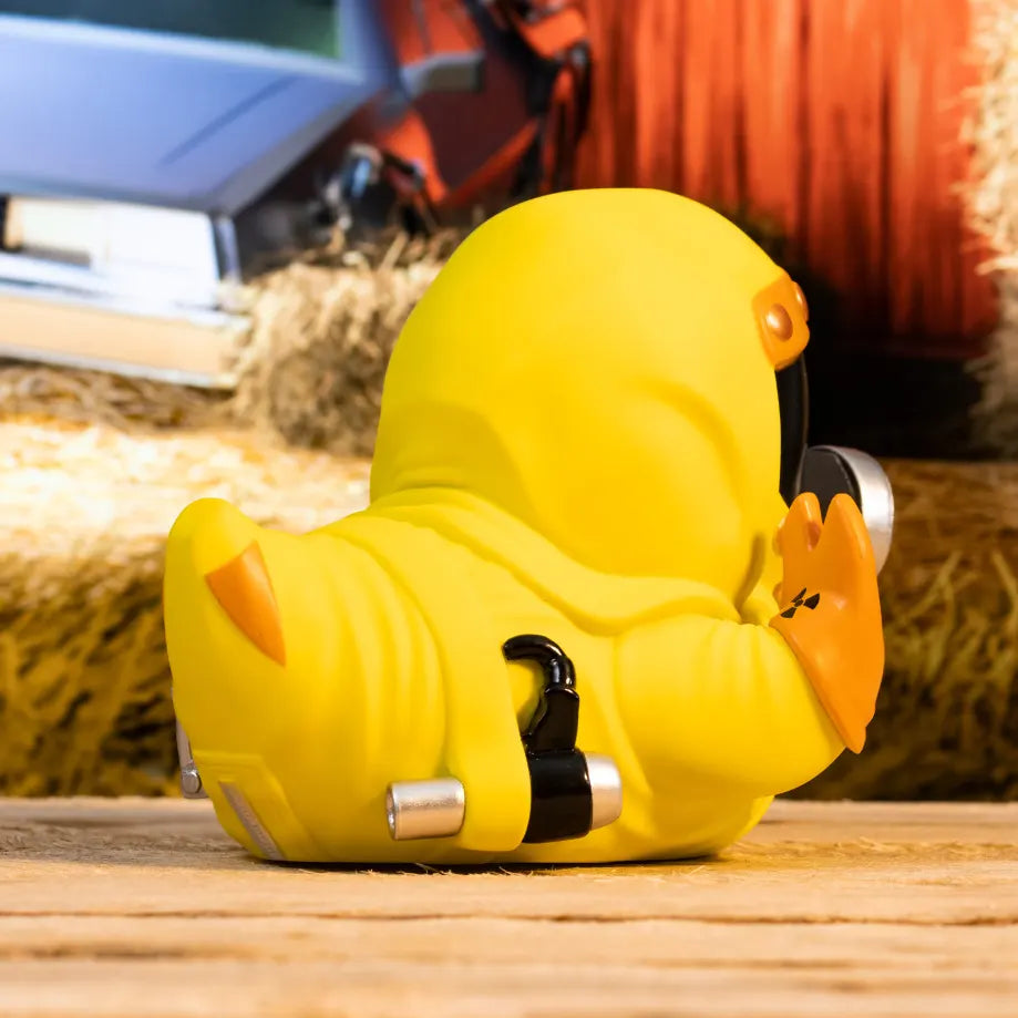 Back view of anti-radiation suit Marty TUBBZ duck