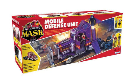 Box art of the M.A.S.K. Mobile Defense Unit Exclusive Edition featuring full packaging