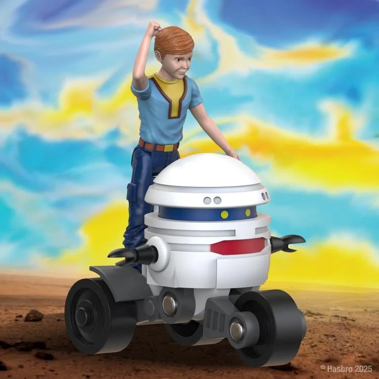 Scott Trakker riding T-Bob in dynamic desert background illustration