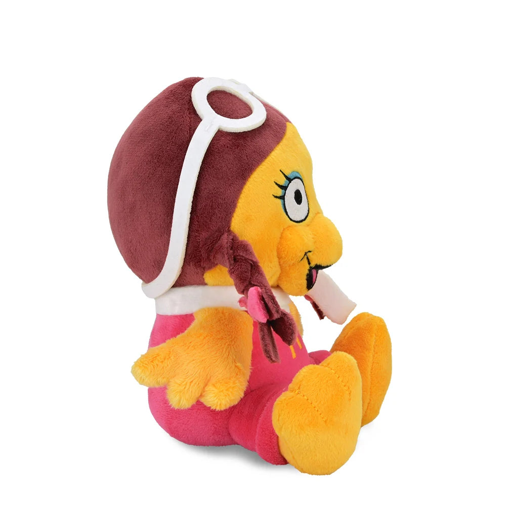 McDonald's Birdie Phunny Plush side view with goggles and pigtails