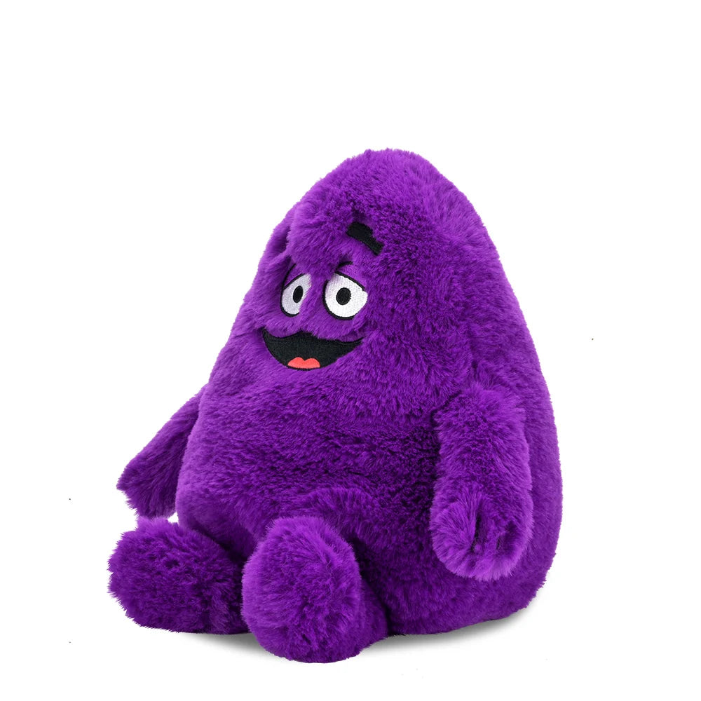 Kidrobot Grimace Phunny Plush angled front view
