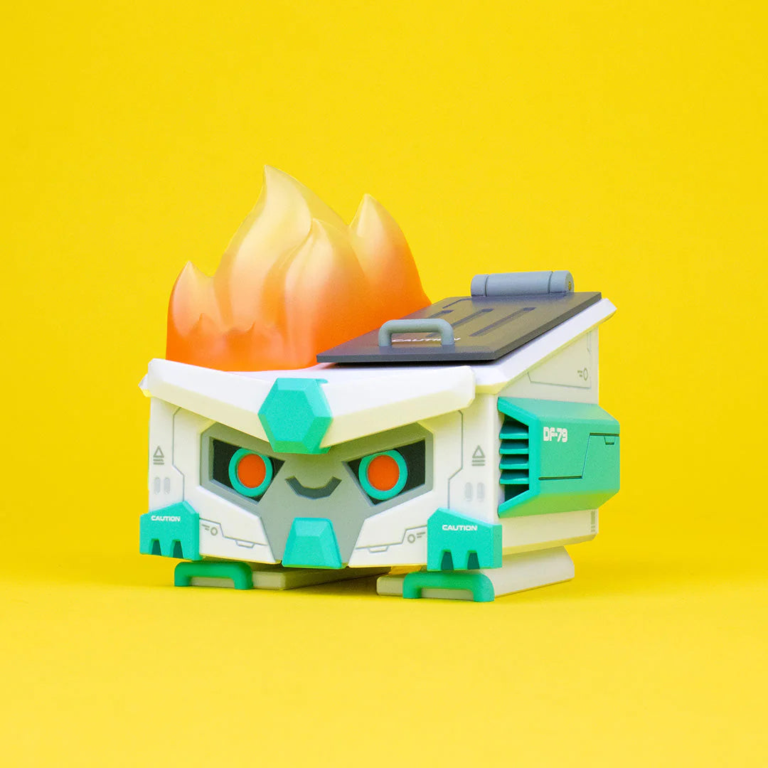 Mecha Dumpster Fire Vinyl Figure