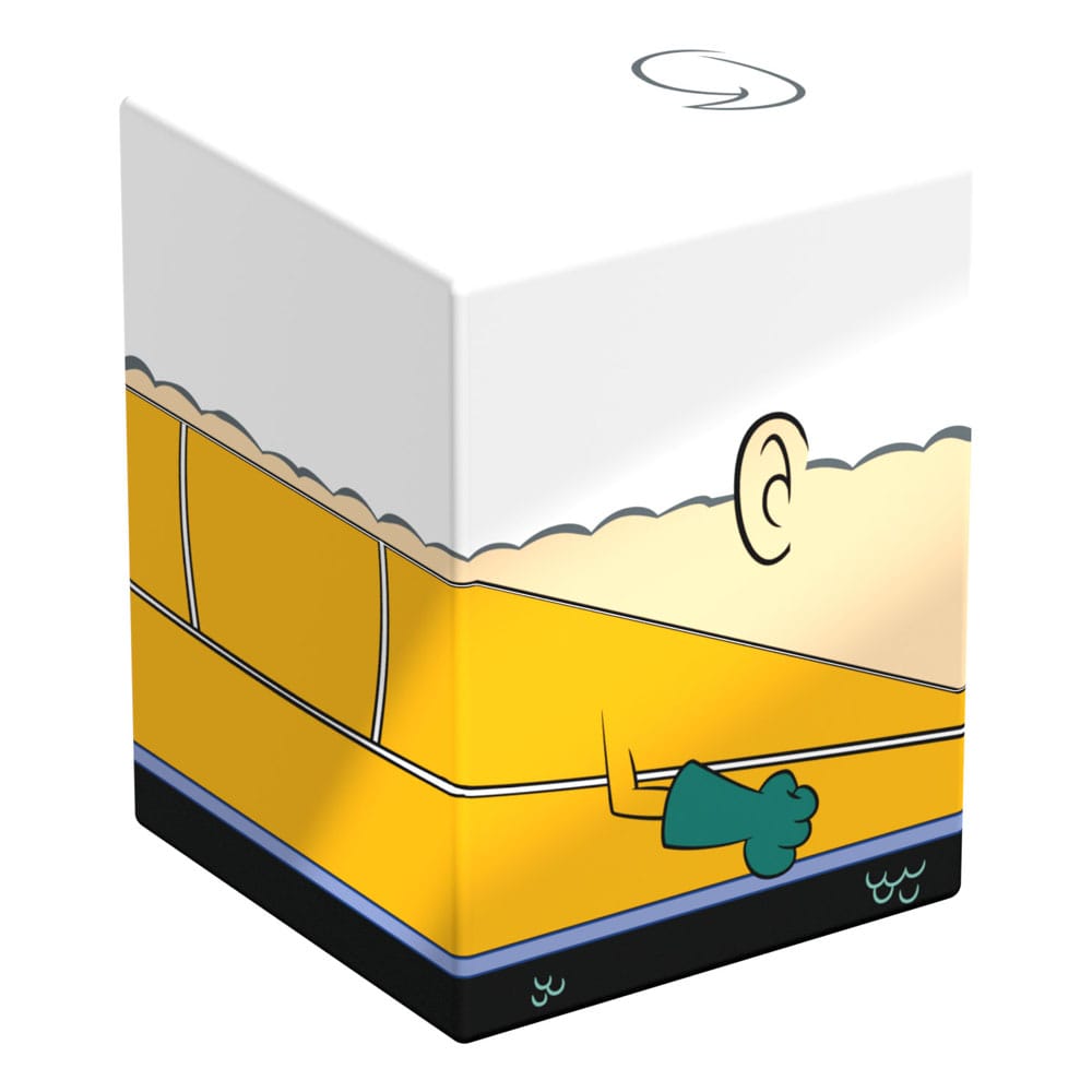 Side angle of Mermaid Man Squaroes showing upper and lower halves of the character design