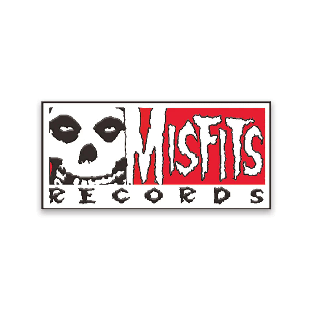 Misfits Records Boxed Logo Enamel Pin