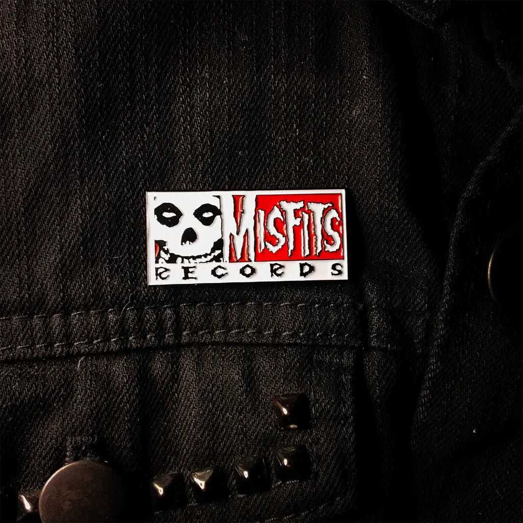 Misfits Records Boxed Logo Enamel Pins