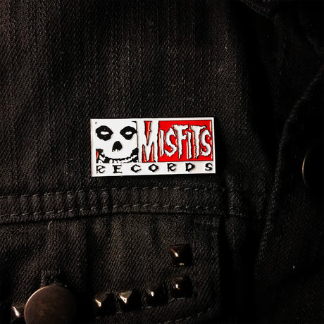 Misfits Records Boxed Logo Enamel Pins