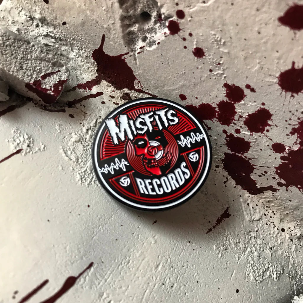 Misfits Wave Records Logo Enamel Pins
