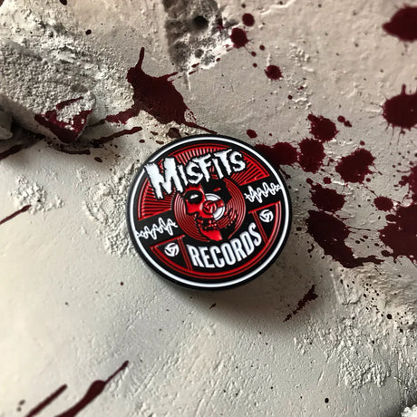 Misfits Wave Records Logo Enamel Pins