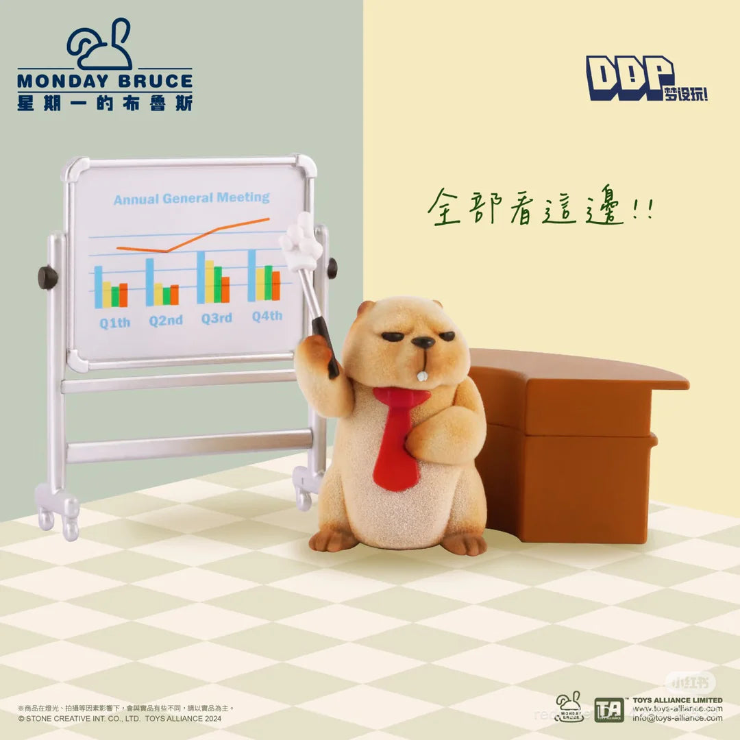 Monday Bruce Series 6 - Slacking Off At Meeting Series Blindbox