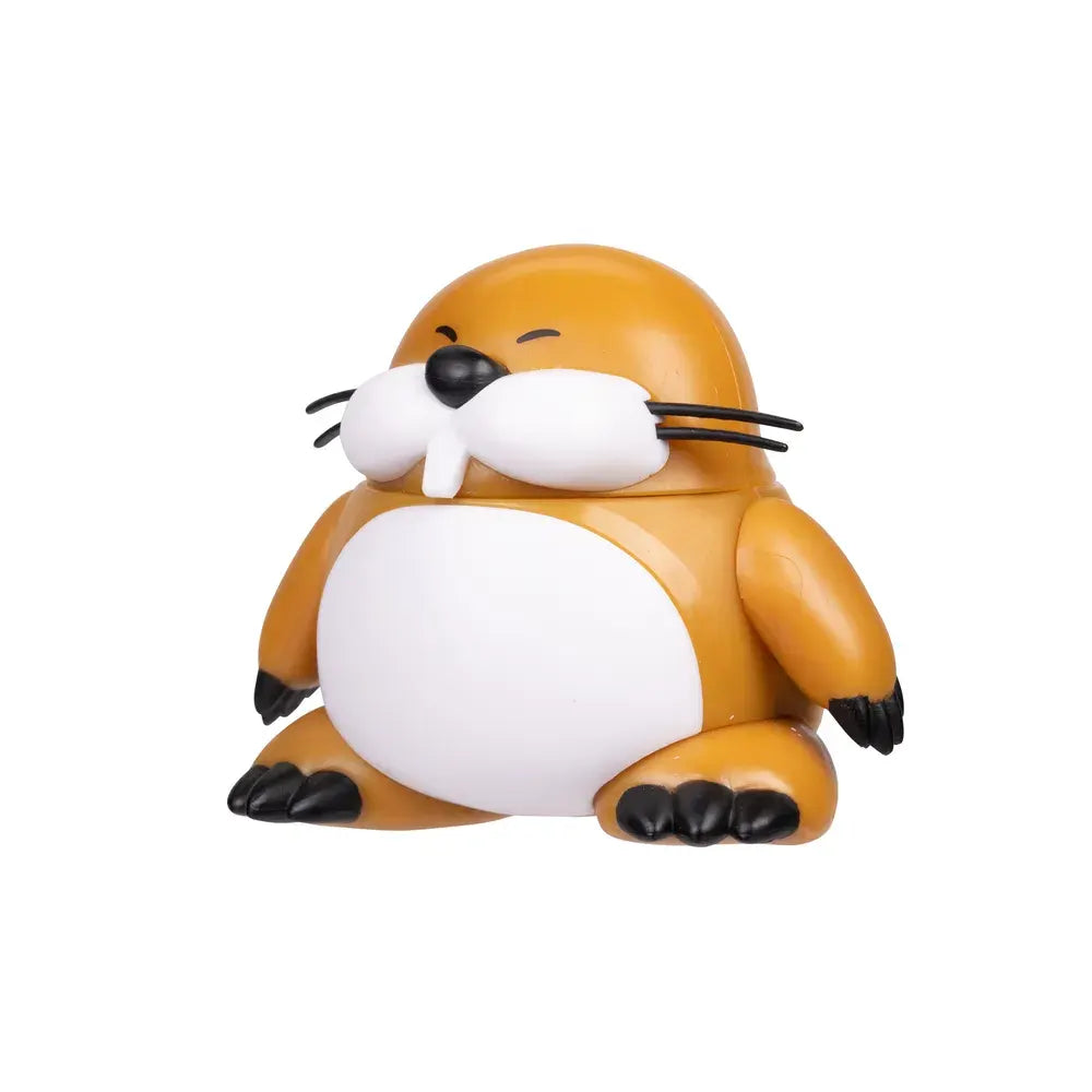 Side profile of Monty Mole figure with detailed claws