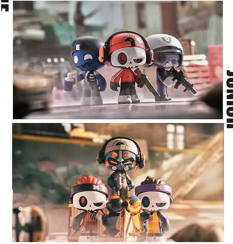 Mystery blindbox figure from Mr. Bone Junior First Day Series