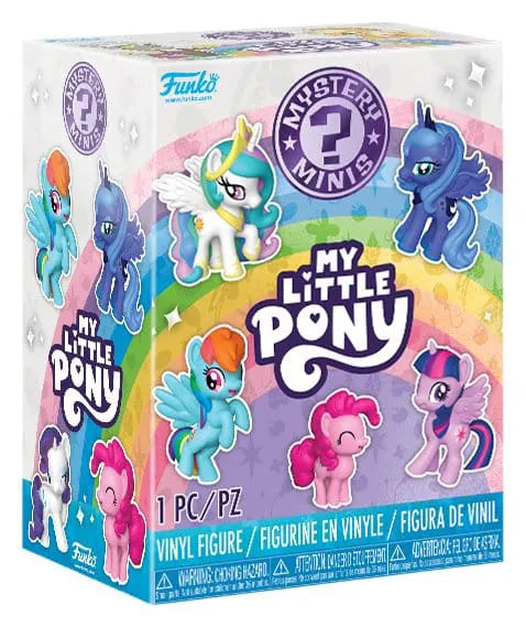 My Little Pony Mystery Mini blind box packaging with rainbow design