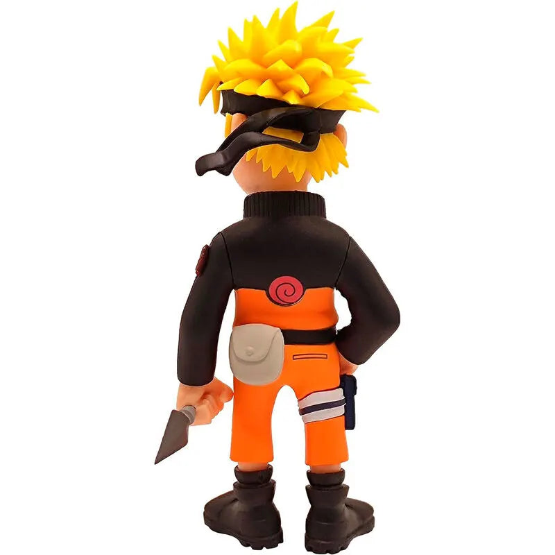Back of Naruto Minix figure showing ninja pouch