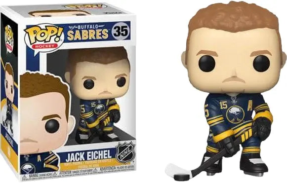 Jack Eichel Funko Pop #35 in Buffalo Sabres NHL jersey
