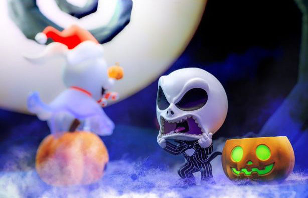 Angry Jack Skellington Cosbi with pumpkin from Nightmare Before Christmas Cosbi Blind Box