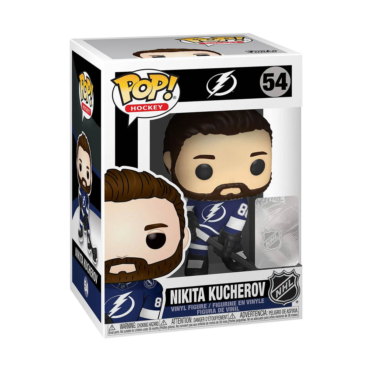 Nikita Kucherov #54 Funko Pop NHL Tampa Bay Lightning 2019 collectible in box