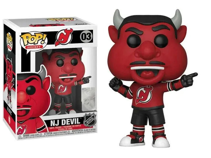 NJ Devil 03 Funko Pop! Vinyl NHL Hockey New Jersey Devils figure with packaging