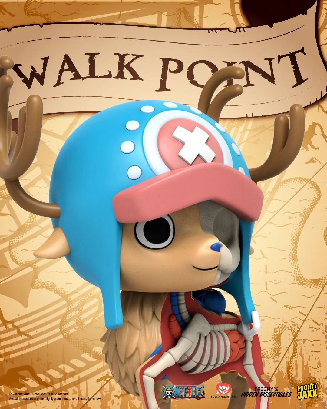 Chopper Walk Point dissected figure from One Piece blind box