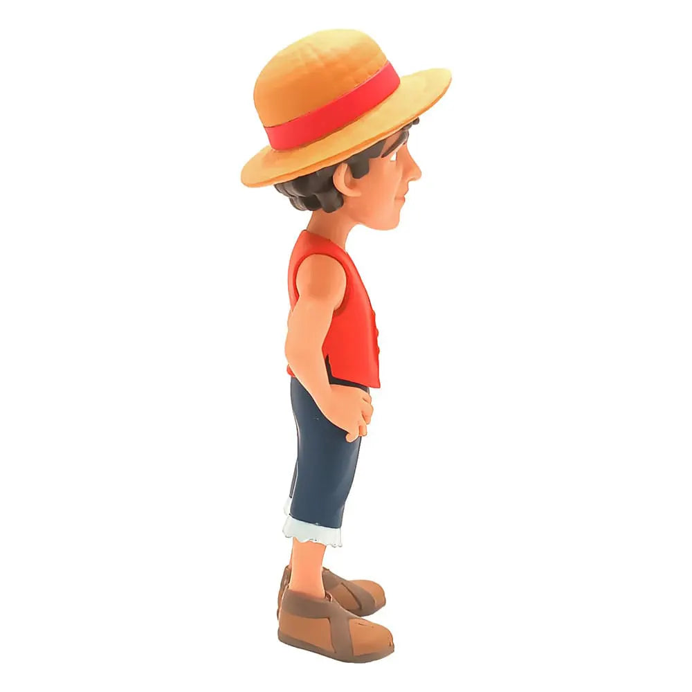 Right profile view of Luffy Minix One Piece figure