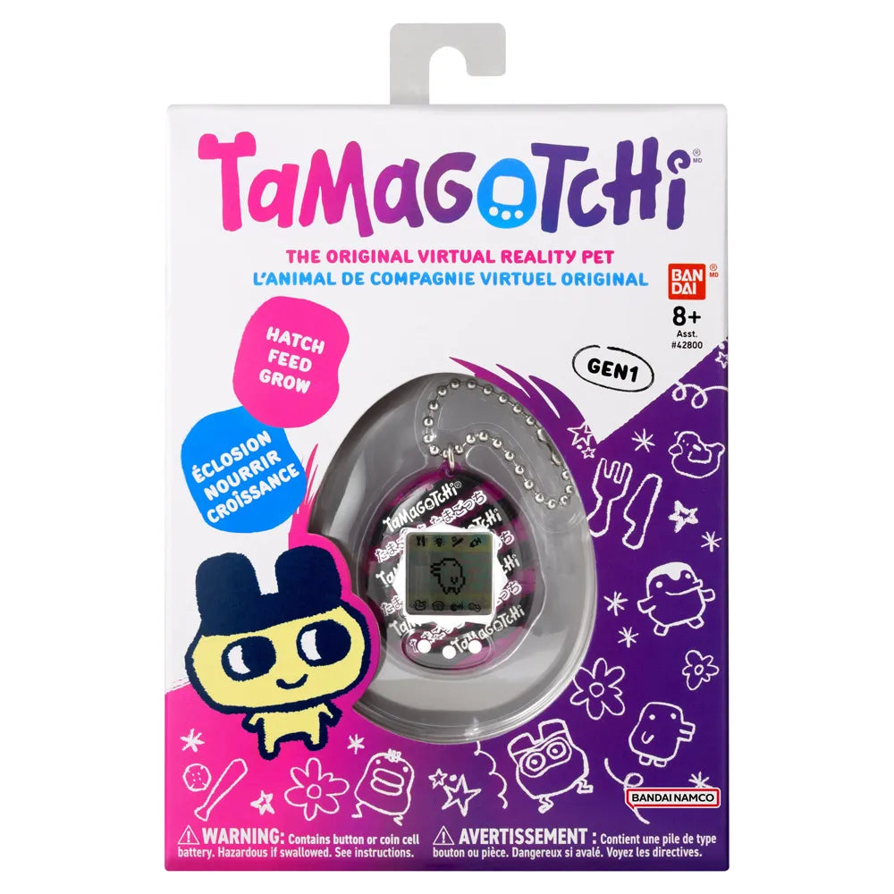 Tamagotchi Japanese Ribbon packaging front with character illustration.