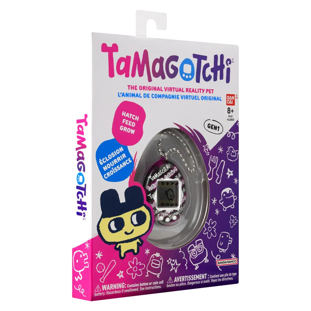 Original Tamagotchi Japanese Ribbon in packaging, Gen 1 design.