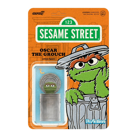 Oscar the Grouch - Sesame Street ReAction Figure Blister