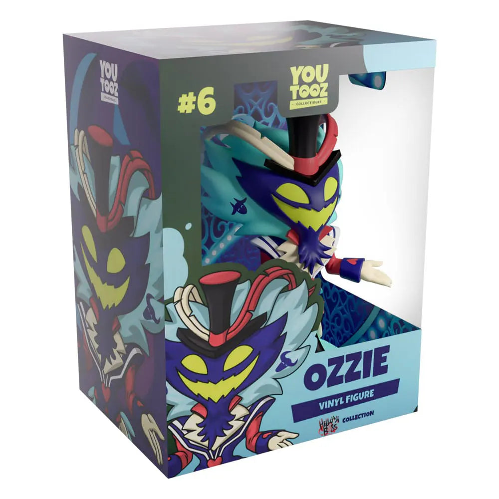 Ozzie Youtooz vinyl figure packaged in branded display box with vibrant artwork