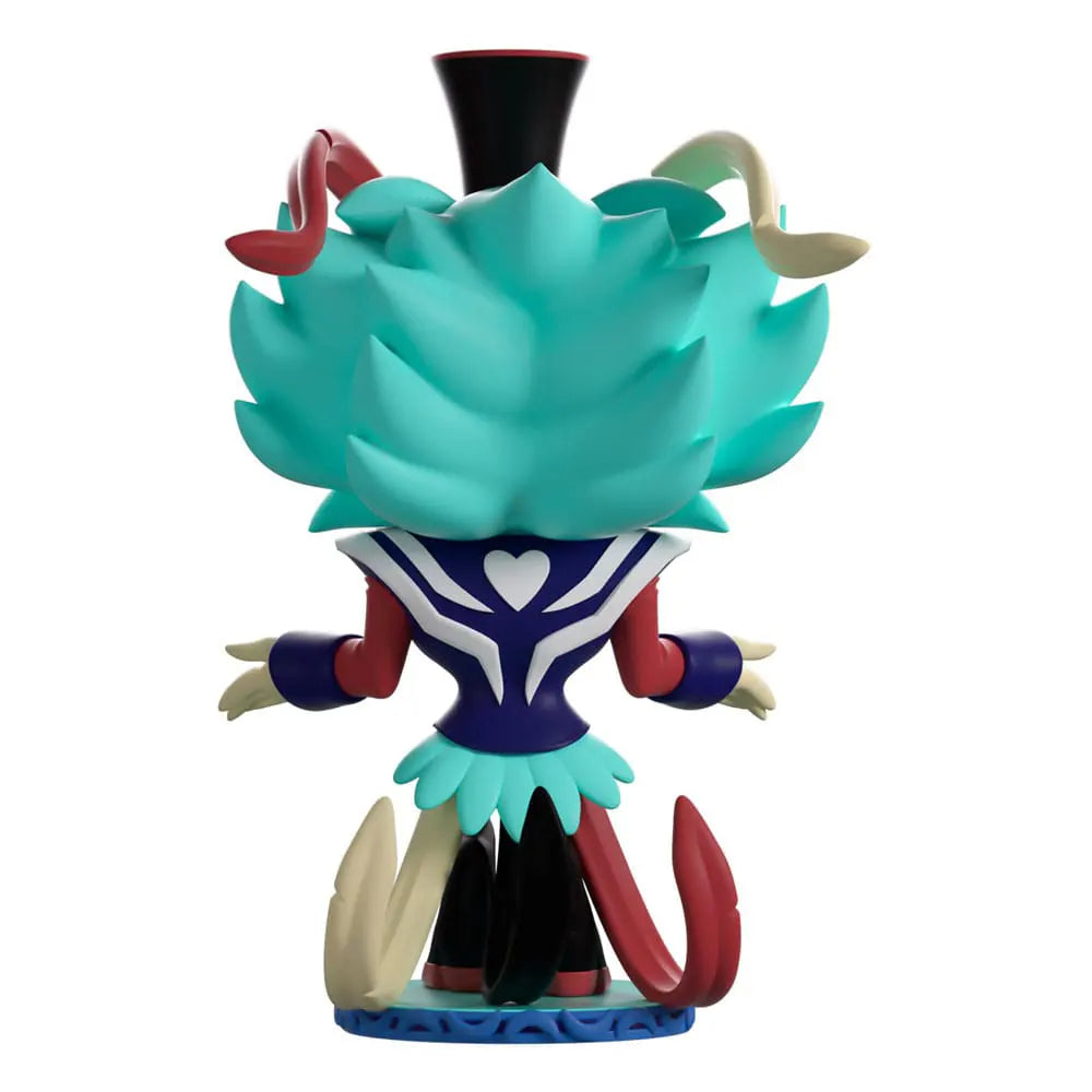 Back view of Ozzie Youtooz vinyl collectible with heart on jacket