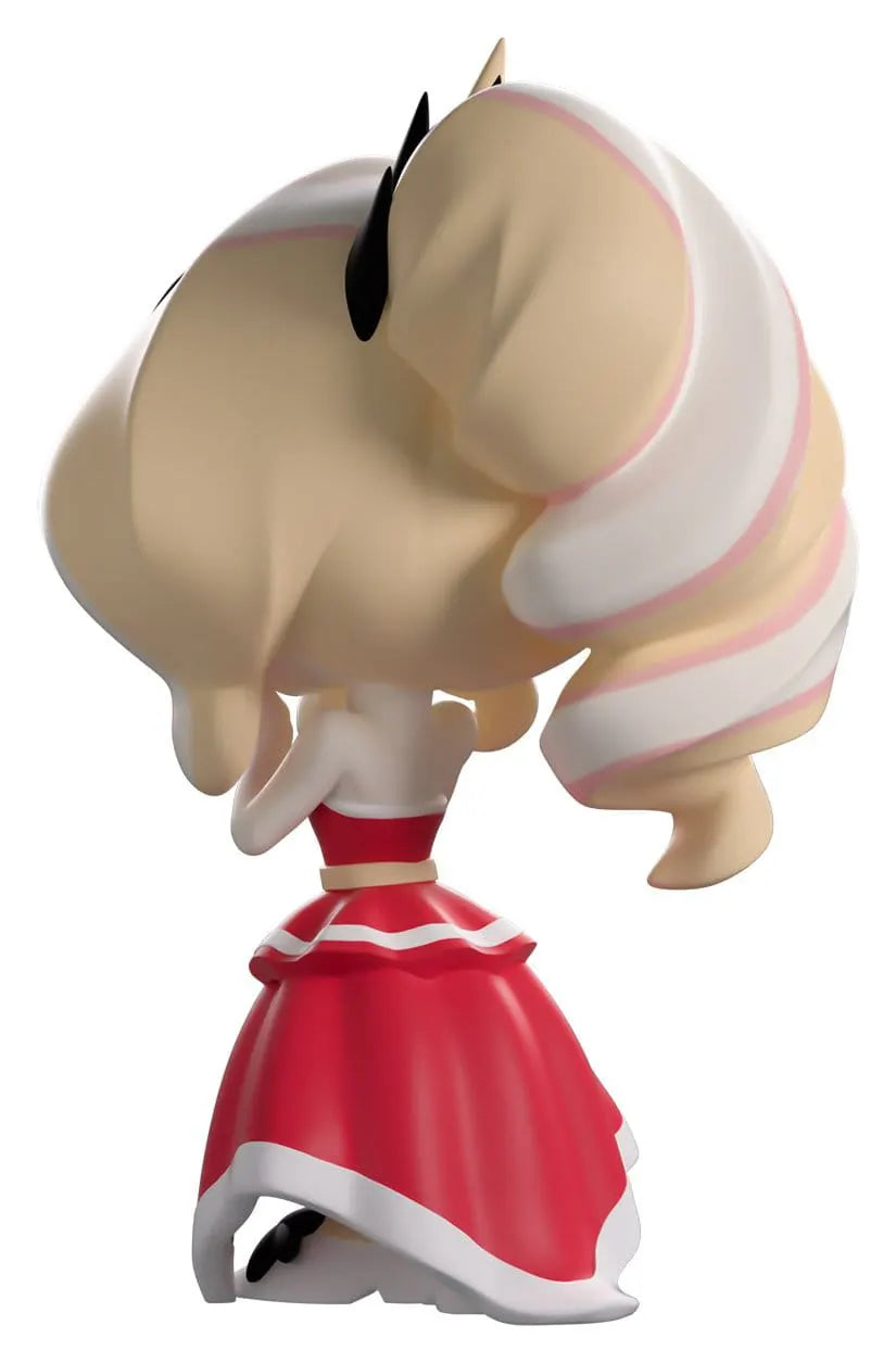 Rear three-quarter view of Party Outfit Charlie Hazbin Hotel Youtooz collectible