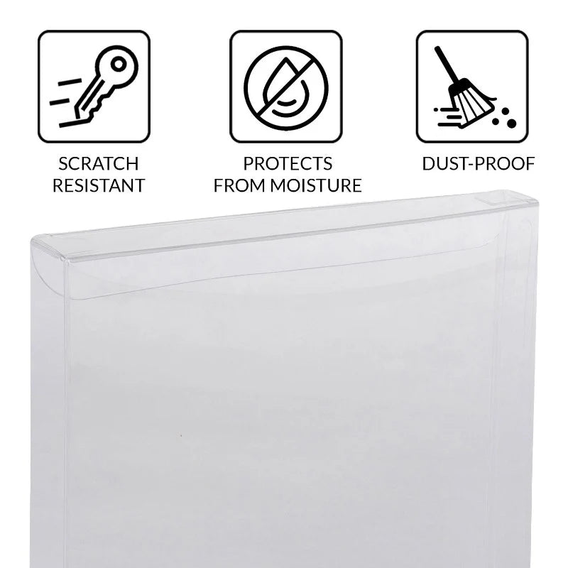 Scratch resistant dust and moisture protection for Nintendo 3DS game cases
