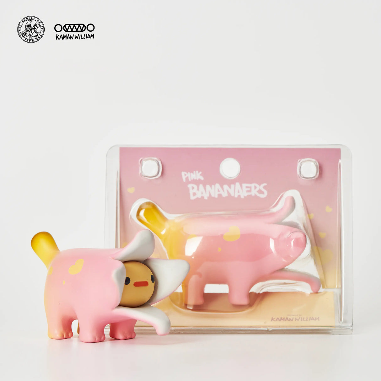pink bananaers dog