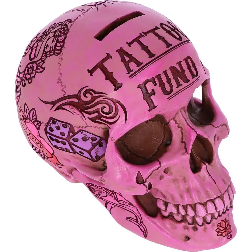 skull money box