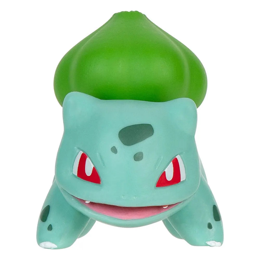 Close-up of Bulbasaur figure from Pokémon Battle Figure Set.