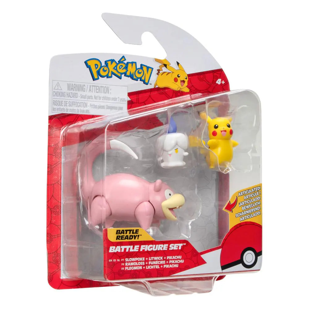 Pokémon Battle Figure Set in blister packaging front view