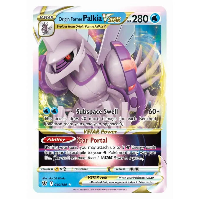 Origin Forme Palkia - Pokemon VSTAR League Battle Deck