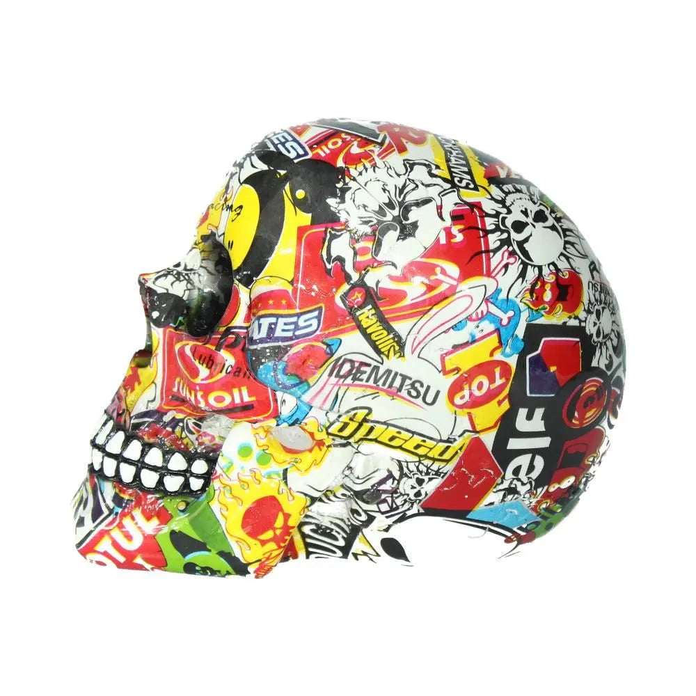 Pop Art Bright Logo Skull 19cm
