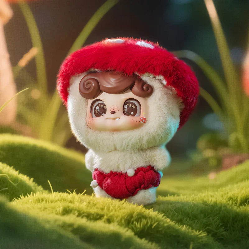 Q.Kid Fairy Tales plush blind box figure in red mushroom hood