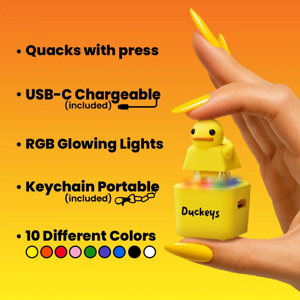Quacking Fidget Toy with Lights