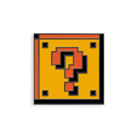 Question Block Enamel Pin